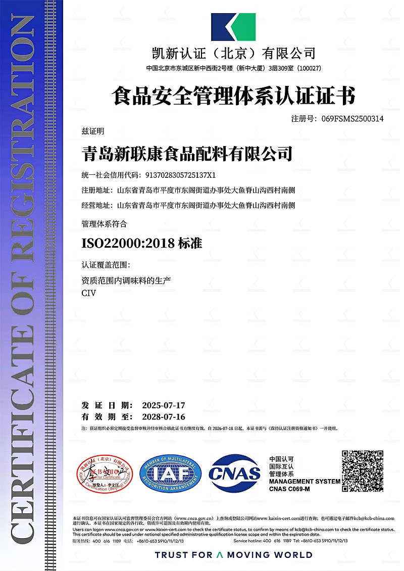 新联康22000调味料